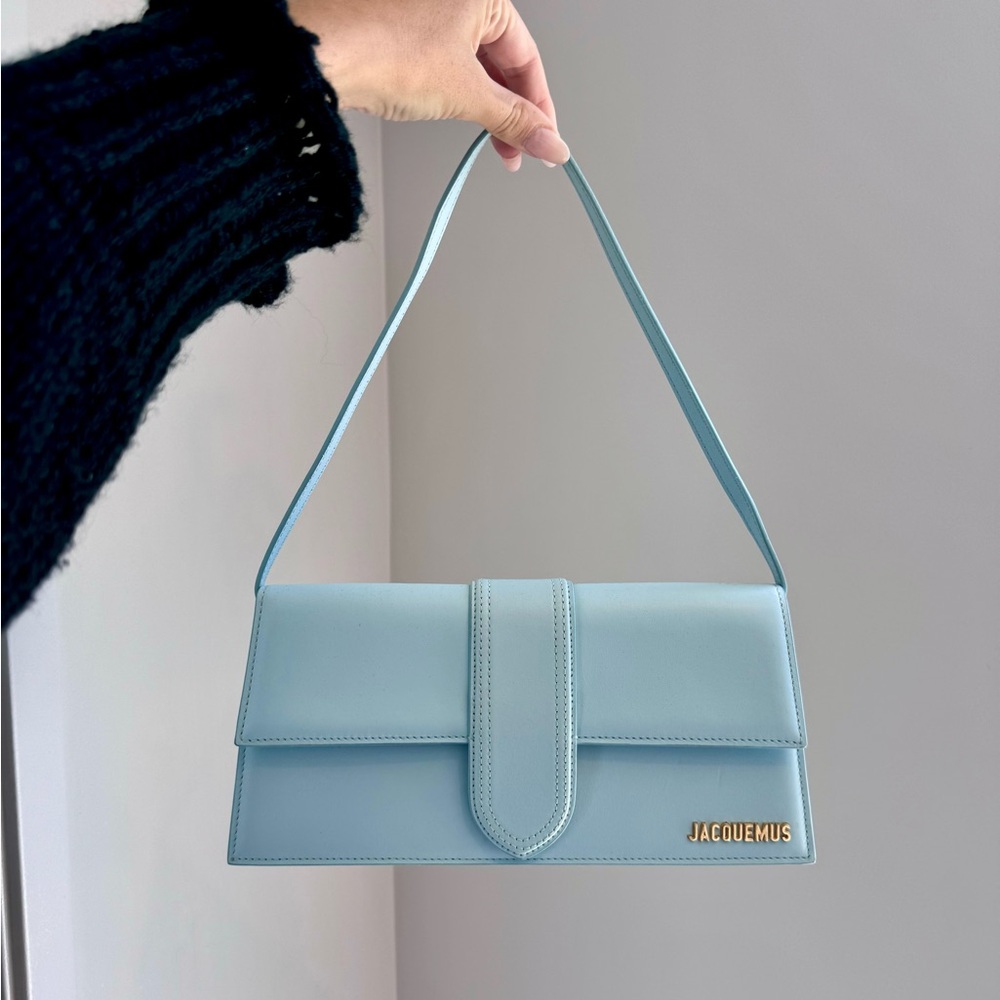 Jacquemus Le Bambino Long Light Blue Handbag